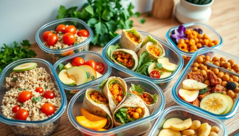 vegan lunch prep